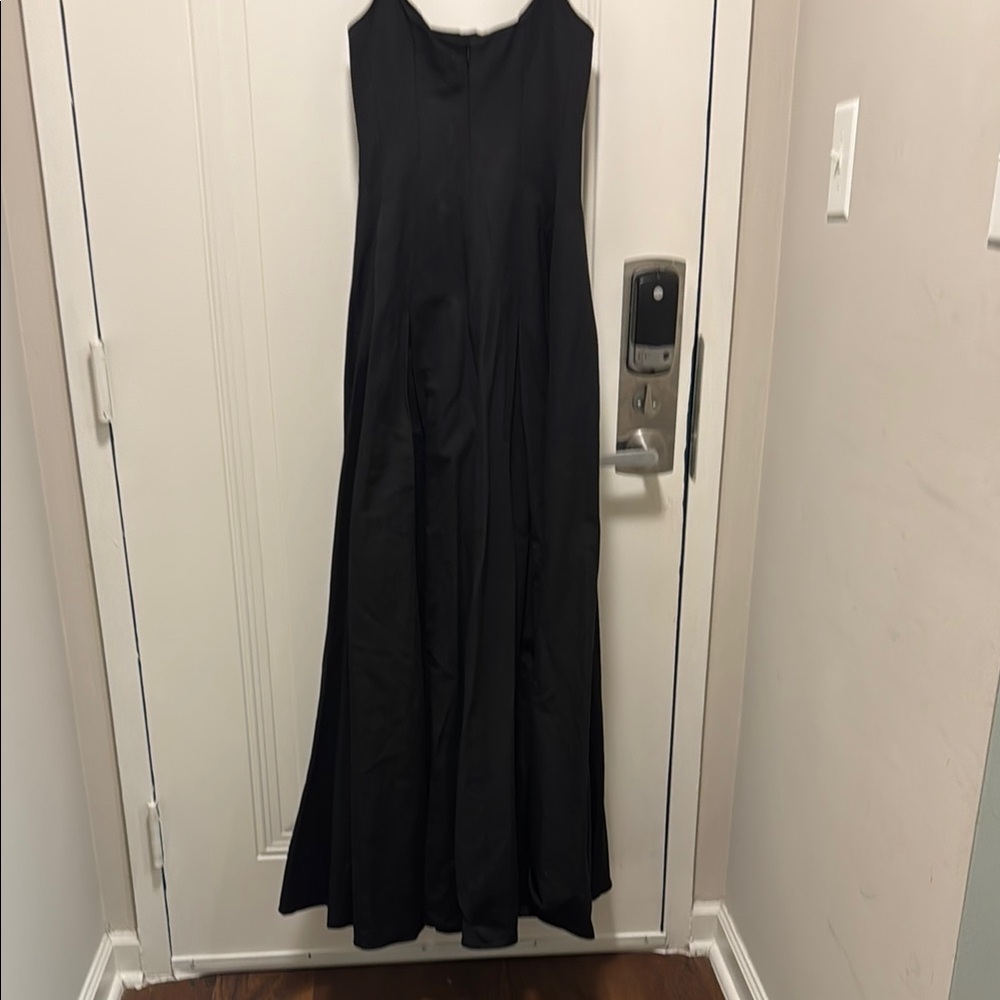 STAUD Black Square-Neck A-Line Maxi Dress - Picture 4 of 6